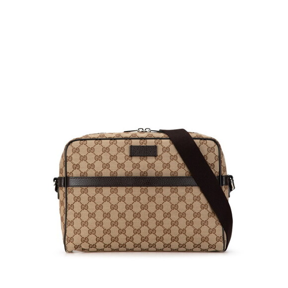 GUCCI Brown Leather Shoulder Bag - Picture 1 of 8